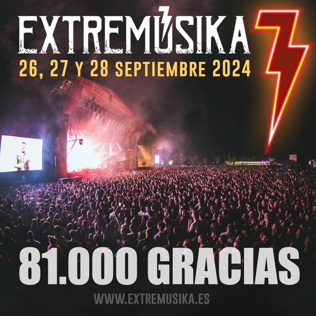 81.000 asistentes consolidan Extremúsika como uno de los eventos musicales más importantes de Extremadura